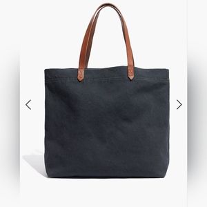 Madewell Canvas Transport Tote black sea